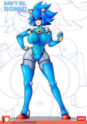 metal sonic from sonic (series) by witchking00