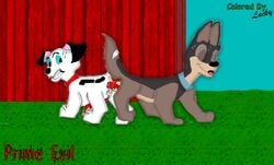 101_dalmatians blaze_(101_dalmatians) canine disney dog feral fur gay lucky_(101_dalmatians) lucky_(artist) male_only penis prime_evil_(artist) sex tagme