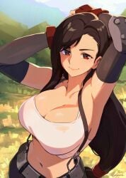 tifa lockhart from final fantasy by squeezable