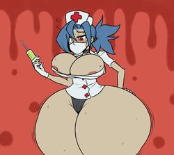 1girls ass ass_expansion big_ass big_breasts big_butt bottom_heavy breast_expansion breasts butt butt_expansion clothed clothes clothing female female_only hip_expansion hips huge_ass huge_breasts huge_butt human human_only humanoid hyper_ass hyper_butt hyper_thighs large_ass large_breasts large_butt nurse octoboy skullgirls solo solo_female tagme thick thick_ass thick_thighs thighs valentine_(skullgirls) wide_hips