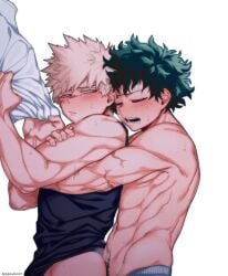 2025 2boys anal anal_sex bakugou_katsuki boku_no_hero_academia breath breath_cloud closed_eyes deku dekudash freckles gay gay_sex grabbing green_hair gripping_pillow gripping_sheets happy_trail hugging hugging_from_behind hugging_partner izuku_midoriya katsuki_bakugou looking_at_another looking_pleasured male male/male male_only male_penetrating male_penetrating_male midoriya_izuku muscular muscular_arms muscular_male my_hero_academia needy open_mouth out_of_frame pillow pillow_grab pleasure_face pout red_eyes sex sex_from_behind shirtless shirtless_male sweat sweatdrop sweating sweaty_body tank_top yaoi