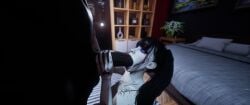 1girls 3d big_penis blowjob close-up cuckold dark-skinned_male female goth goth_girl interracial interracial_sex looking_up makeup ntr purple_eyes raceplay render tattoos thigh_highs thighhighs thighs wildlife_(video_game)