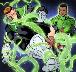 2boys anal black_hair bondage clothed_male_nude_male cock_ring dark-skinned_male dark_skin dc dc_comics exposed_balls exposed_penis gloves green_eyes green_lantern green_lantern_(series) green_lantern_corps green_ring green_tentacles green_vest guy_gardner interracial john_stewart male male/male male_only male_urethral_insertion mentacle mentacles oral_penetration orange_hair penis penis_out phausto tentacle tentacle_in_anus tentacle_in_mouth tentacle_in_penis tentacle_on_male tentacle_sex tentacles_around_legs tentacles_on_male tied tied_up urethral urethral_insertion urethral_penetration white_boots white_gloves yaoi