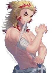 kyojuro rengoku from demon slayer