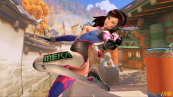 1girls 3d breasts busan_(map) d.va female fjvnb overwatch pussy solo