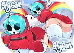 shy gal from mario (series) by rukitooty