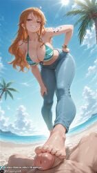 nami (one piece) from one piece by dreamyan ai