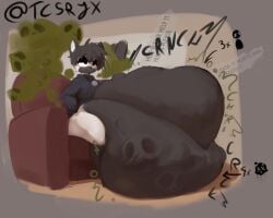 2025 :3 afterimage ambiguous_gender ambiguous_prey anthro anthro_pred arrow_pointing_to_belly belly belly_on_ground belly_slap big_belly biped black_belly black_body black_clothing black_collar black_countershading black_drawstring black_ears black_eyelids black_face black_feet black_fur black_hair black_hands black_hoodie black_nose black_text black_topwear bloated blush bodily_noises bone bone_breaking bone_imprints bones_in_stomach bottomless bottomless_anthro bottomless_male calling_for_help character_request cheek_tuft churn closed_smile clothed clothing cloud_emanata collar collar_tag compression_sound_effect contextual_arrow countershade_belly countershade_face countershading cross-eyed crunch crushing_sound_effect death death_count dialogue digestion digestion_noises digital_media_(artwork) digital_painting_(artwork) directional_arrow domestic_cat drawstring drawstring_hoodie drawstring_topwear dripping ears_up emanata english_description english_text eye_roll facial_tuft fart fart_cloud fart_fetish fatal_vore feet felid feline felis full-length_portrait fully_inside fur furniture green_fart_cloud grey_text hair half-closed_eyes hand_on_belly hand_on_own_belly hi_res hood_down hoodie huge_belly hyper hyper_belly iconography imminent_death inside leg_markings lidded_eyes light lighting long_sleeves looking_at_viewer looking_down looking_down_at_viewer looking_pleasured low-angle_view male male_anthro male_pred mammal markings monotone_belly monotone_clothing monotone_hair monotone_hoodie monotone_topwear motion_lines mouth_closed multicolored_body multicolored_fur multiple_prey narrowed_eyes navel on_sofa onomatopoeia pain painting_(artwork) path_lines pointy_ears portrait prey_count prick_ears pupils reverse_countershading rumbling_stomach same_size_vore shaded short_hair shortened_sound_effect signature sitting sitting_on_sofa skull skull_imprint skull_in_fart_cloud skull_symbol slap slapping_own_belly slapping_self slit_pupils smile socks_(marking) sofa soft_shading soft_vore solo sound_effect_variant sound_effects speech_bubble struggling struggling_prey tcsrjx text thick_thighs three-quarter_view topwear tuft twitter_handle two_tone_body two_tone_fur unseen_prey unwilling_prey vore vowelless vowelless_sound_effect white_body white_face white_fur white_inner_ear white_legs white_tuft wide_hips