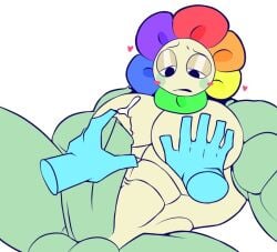 bad_edit big_balls cum dandy's_world dandy_(dandy's_world) edit edited grabbing_pecs grabbing_penis huge_cock lanopoli
