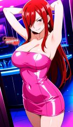 erza scarlet from fairy tail by boosterred99