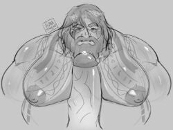 thor (god of war) from god of war by kumasaturn2