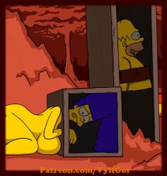 homer simpson from the simpsons by vylfgor