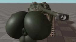 16:9 3d_(artwork) 3d_animation amx-50_surbaissedire_machine animated anus armored_vehicle balls big_balls big_butt butt cannon digital_media_(artwork) dire_tank dire_vehicle flirting flirting_with_viewer genitals green_body high_framerate huge_balls huge_butt inanimate_object living_machine living_tank living_vehicle looking_back machine male no presenting presenting_hindquarters puffy_anus ranged_weapon rear_view shaking_butt short_playtime solo sound tank_(vehicle) tracked_vehicle turret twerking vehicle video weapon webm widescreen willie_piv