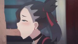 1boy 1girls 2d_animation after_deepthroat after_fellatio after_oral ahe_gao alternate_version_available animated aqua_eyes black_hair black_hair_female blowjob blowjob_face blowjob_focus blowjob_only blush breasts brown_skin brown_skinned_male censored choker circumcised clothed_female_nude_male clothes collar cum cum_in_mouth cum_in_throat cum_on_penis cum_on_tongue cum_string cumshot_in_mouth cute dark-skinned_male deep_blowjob deepthroat earrings egirl ejaculation eyelashes eyeshadow face_not_visible_male fast_blowjob fellatio fellatio_face female fit_male flat_chest fringe fully_clothed_female gif_version goth green_eyes hair hair_cut hair_over_one_eye heart heart-shaped_pupils heavy_breathing human human_only imminent_cumshot interracial jacket kamuo kneeling light-skinned_female light_skin long_gif long_penis looking_at_viewer loop looping_animation love_heart_eyes lower_body_focus lower_body_out_of_frame male male_head_out_of_frame male_pov marnie_(pokemon) medium_penis mosaic_censoring mouth_full_of_cum naked_male neck_collar nintendo nose nude_male open_mouth oral oral_sex pale-skinned_female pale_skin parody part_3 penis penis_bigger_than_head penis_in_mouth pink_blush pleasure_face pokemon pokemon_ss pokemon_sword_&_shield ponytails pov reupload short_hair shy shy_expression skinny small_breasts speeding_up straight sucking_penis teenage_female teenage_girl teenage_male teenager teenager_on_teenager throat tied_hair tongue tongue_out twintails uncensored uvula white_skin wide-eyed