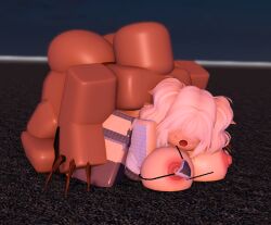 3d akya bangs bangs_over_eyes big_ass big_breasts bigger_futa bikini bimbo_lips bl0xz black_legwear blonde-haired_female blonde_female blonde_hair breast_bigger_than_head breasts claws curvy curvy_female curvy_figure fat_ass fat_breasts fat_thighs freckles freckles_on_ass freckles_on_breasts freckles_on_face futa_on_female futanari gloves helpless huge_ass huge_breasts hyper_ass intersex lesbian lips lipstick locked locked_arms locked_knees monster monster_rape on_back rape riding_on_back roblox roblox_avatar robloxian source_request thick_ass thick_legs thick_thighs thighs twintails