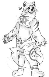 anthro breasts breasts_out female_body furry nonbinary oc original_character scars
