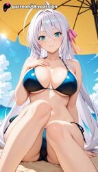 rossweisse from high school dxd by skypassion
