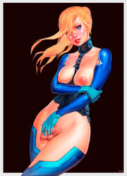 samus aran from metroid by mavezar