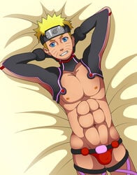 bed bondage in_bed male naruto sex_slave sexybabe1992 solo uzumaki_naruto yaoi