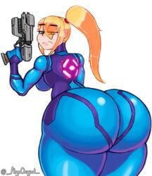samus aran from metroid by algo original