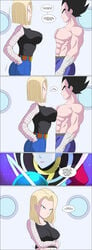 android_18 big_breasts color comic dragon_ball dragon_ball_super dragon_ball_z english_text large_breasts text vegeta zetarok