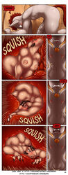 absurd_res amulet anthro ariel_(james_howard) breasts comic demon dialogue english_text equid equine furry hi_res horn horse internal james_howard mammal nipples nude page_44 penis size_difference stomach_bulge tina_(james_howard) vore