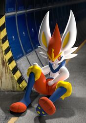 1girls 2019 3d absurd_res ass cinderace eye_contact feet female feral flat_chest furry hi_res lagomorph looking_at_viewer mammal nintendo nude paws pokémon_(species) pokemon pokemon_(species) pokemon_ss pussy smpthehedgehog solo thick_thighs video_games white_body wide_hips