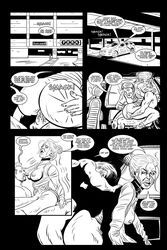 big_ass big_butt breasts comic curvaceous curvy_figure foxy_roxy penis story text