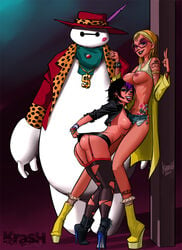 2015 2girls after_sex ass baymax bent_over big_hero_6 black_hair blonde_hair boots breasts cigarette color disney fabalex facial female glasses gogo_tomago headband high_heel_boots high_heels honey_lemon kras krashzone large_breasts legio long_hair male marvel marvel_comics multiple_girls nipple_piercing nipples piercing pimp pixar prostitution shirt_lift short_hair shorts smile smoking standing tagme tattoo thighhighs torn_clothes two_tone_hair uncensored wedge_heels