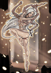 1girls 6_arms areolae ass athletic biceps big_breasts breasts busty butt dagger female female_only ganassa holding_weapon knife light-skinned_female light_skin long_hair marvel marvel_comics multi_arm multi_limb muscles muscular muscular_female muscular_legs muscular_thighs nipples nude nude_female pose posing prosthetic prosthetic_arm pubic_hair pussy rita_wayword solo solo_female spiral_(marvel) standing tagme vagina weapon white_hair x-men