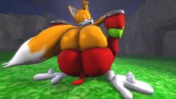 3d animated anthro ass balls big_ass big_butt canid canine duo echidna femboy fox gif huge_ass huge_butt knuckles_the_echidna male male/male mammal mating_press miles_prower miles_tails_prower monotreme penis praisebooty sonic_(series) source_filmmaker tails_the_fox yaoi