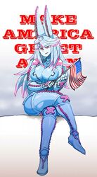 2019 big_breasts breasts dirty_deeds_done_dirt_cheap female genderswap genderswap_(mtf) humanoid jojo's_bizarre_adventure make_america_great_again mannungei rule_63 shounen_jump stand_(jjba) steel_ball_run thighhighs