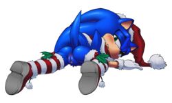 sonic the hedgehog from christmas by nowykowski7
