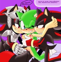 1girls 4boys armor armored_gloves black_fur blue_eyes edited female_penetrated foursome green_fur hedgehog helmet inhibitor_ring knight male_penetrating multiple_boys penis_out pussy quartet red_eyes red_fur red_gloves rule_63 scourge_the_hedgehog shadow_the_hedgehog sir_lancelot_(sonic_and_the_black_knight) sonic_(series) sonic_and_the_black_knight sonic_boom text vaginal_penetration video_games white_gloves