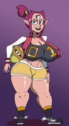 1girls 3_eyes big_ass big_breasts big_butt blue_eyes boscha disney female female_only gooeyblob hourglass_figure huge_ass huge_breasts hyper_ass hyper_breasts magic_user multi_eye red_hair smooth_skin sports_uniform tagme the_owl_house wayforward