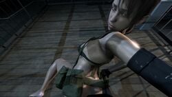 1boy 1girls 3d anal anal_penetration animated brown_hair female looking_at_viewer male male_pov metal_gear_solid mistakesfm pale-skinned_female pale-skinned_male pale_skin penetration ponytail pov quiet_(metal_gear) sex shiny_skin sound source_filmmaker straight video