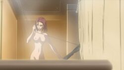 1girls blue_eyes breasts code_geass female_focus huge_breasts kallen_stadtfeld large_breasts lelouch_lamperouge nipples red_hair screencap shower solo water wide_hips