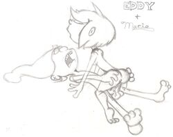 ed_edd_n_eddy edd female human kanker_sisters male marie_kanker straight straight_hair tagme