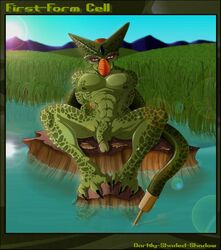 cell (dragon ball) from dragon ball by darkly-shaded-shadow