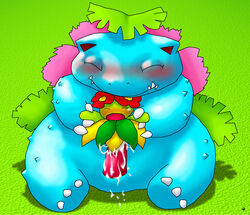 bellossom blush color cum day female front_view male nintendo nude outdoors penis pokémon_(species) pokemon pokemon_gsc pokemon_rgby sex spooky_(artist) tagme venusaur