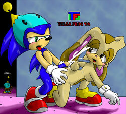 blue_fur chao_(sonic) cheese_the_chao cream_the_rabbit furry hedgehog mammal sonic_(series) sonic_the_hedgehog telsa_frog