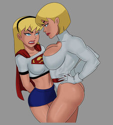 2girls abs age_difference alien alien_girl alien_human alien_look_like_human angry asymmetrical_docking big_ass big_breasts black_headband blonde blonde_hair blue_eyes breasts cleavage cleavage_cutout clone clones curvy_females curvy_milf dc dcau female female_focus female_only fully_clothed galatea grey_background hands_on_hips huge_ass huge_breasts imminent_sex kara_zor-el leotard lipstick long_hair makeup microskirt milf multiple_girls muscular_female naughty_face pressing_breasts_together revealing_clothes sci-fi science_fiction scifi seductive selfcest sexual_tension short_skirt size_difference sunsetriders7 supergirl superman_(series) thick_thighs young_woman young_woman_and_milf younger_female yuri