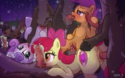 16:10 2019 anus apple_bloom_(mlp) blush capreoline cervid christmas cutie_mark_crusaders_(mlp) equid equine erection eye_contact fellatio female feral feral_on_feral friendship_is_magic group group_sex hair half-closed_eyes holidays horn horse interspecies looking_at_another male male_penetrating mammal multicolored_hair my_little_pony narrowed_eyes oral outside penetration penile penis pony reindeer scootaloo_(mlp) sex smile straight sweetie_belle_(mlp) syoee_b unicorn vaginal_penetration young