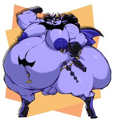 1futa areolae ass batman_(cosplay) belly biceps big_ass big_belly breasts cape furry futa_only futanari gloves huge_ass huge_belly large_ass muscular navel_piercing nipple_piercing nipples nude obese overweight overweight_futanari rastacakez sex_toy small_penis solo