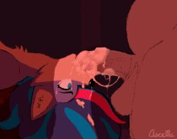 absurd_res anthro ascella balls bed big_balls big_penis black_nose blue_body blue_eyes blue_fur bodily_fluids canid canine canis chest_tuft cum cum_drip cum_dripping_from_mouth cum_in_hair cum_in_mouth cum_inside cum_string dripping duo ear_tuft excessive_cum excessive_genital_fluids fangs fellatio female fur furniture genital_fluids genitals hair hi_res huge_cock irrumatio lying male male/female mammal multicolored_body multicolored_hair on_back on_bed oral oral_penetration overweight overweight_male penetration penile penis penis_in_mouth pink_tongue prostitution purple_body purple_fur sex side_view standing supine_blowjob tan_body tan_fur tears teeth throat_swabbing tongue tongue_out tuft vein veiny_penis wolf