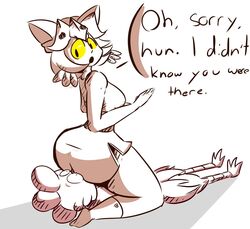 anthro cat_ears facesitting feline_humanoid female niko's_mom oneshot