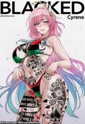 cyrene (honkai: star rail) from blacked by basicallynomore