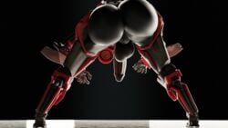 16:9 2019 3d 3d_(artwork) apex_legends ass balls big_ass big_balls big_butt big_penis chittercg deepspacebug hi_res humanoid_penis looking_at_viewer machine male male_only pathfinder_(apex_legends) penis presenting presenting_hindquarters robot simple_background solo video_games