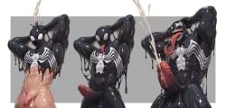 2026 abs absurd_res alien balls biceps big_balls big_penis black_balls black_body black_goo bodily_fluids chest_markings claws connor_fff cum cum_on_own_penis cum_on_penis cum_on_self cum_string cumshot deltoids dripping ejaculation english_text erection excessive_cum excessive_genital_fluids expansion front_view genital_expansion genital_fluids genitals glans glistening glistening_body goo_drip goo_transformation growth hand_behind_head hi_res huge_penis human humanoid humanoid_genitalia humanoid_penis long_tongue male mammal markings marvel muscle_growth muscular muscular_arms muscular_humanoid muscular_male nude open_mouth open_smile pecs penis penis_expansion red_glans sequence sharp_teeth smile solo symbiote teeth text thick_tongue tongue tongue_out transformation transformation_sequence vein veiny_penis venom_(marvel) white_body white_eyes white_markings