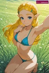princess zelda from breath of the wild by stelmazura